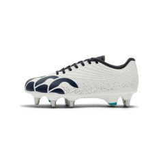 Canterbury Stampede Groundbreak Pro Mens Soft Ground Rugby Boots White