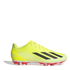 adidas X Crazyfast Club Flexible Firm Ground Football Boots Yellow/Blk/Wht
