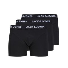 Jack and Jones Anthony 3-Pack Boxer Trunk Mens Black