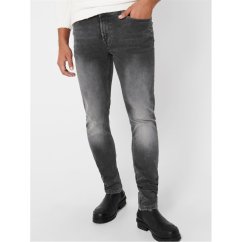 Only and Sons Men's Slim Fit Jeans Grey