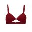 Puma Women's Peek A Boo Triangle Bralette Burgundy
