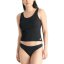 adidas Womens 3 Pack Thongs Black