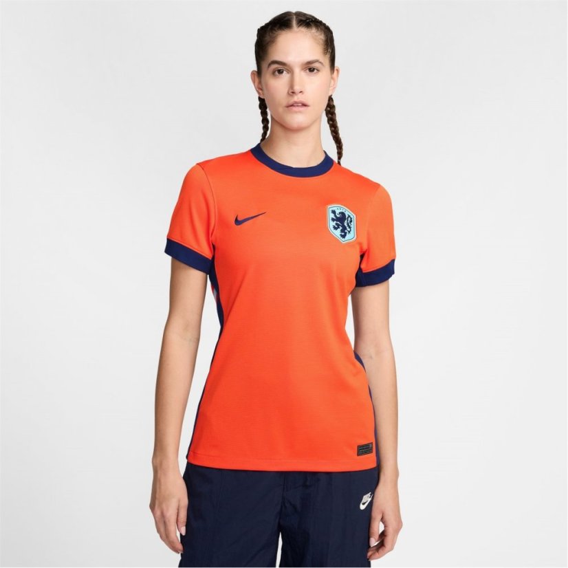 Nike Netherlands Home Shirt 2024 Womens Orange