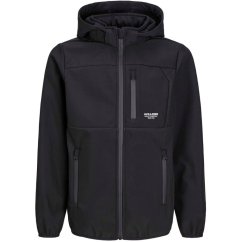 Jack and Jones Theo Softshell Jacket Junior Black
