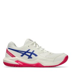 Asics Gel-Dedicate 8 Tennis Shoes Womens Crm/Dk Cobalt