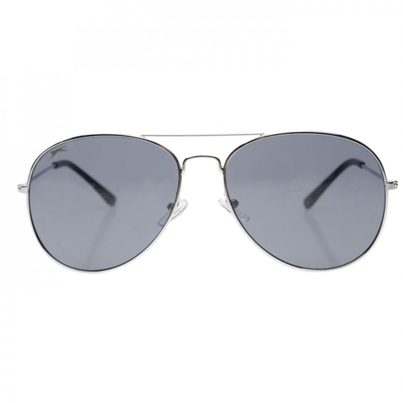 Slazenger Aviator Sunglasses Mens Black/Silver