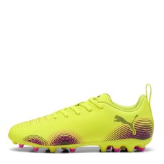 Puma Kids' League Indoor Football Boots Yellow Alert