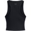 Under Armour Meridian Rib Cropped Tank Womens Black
