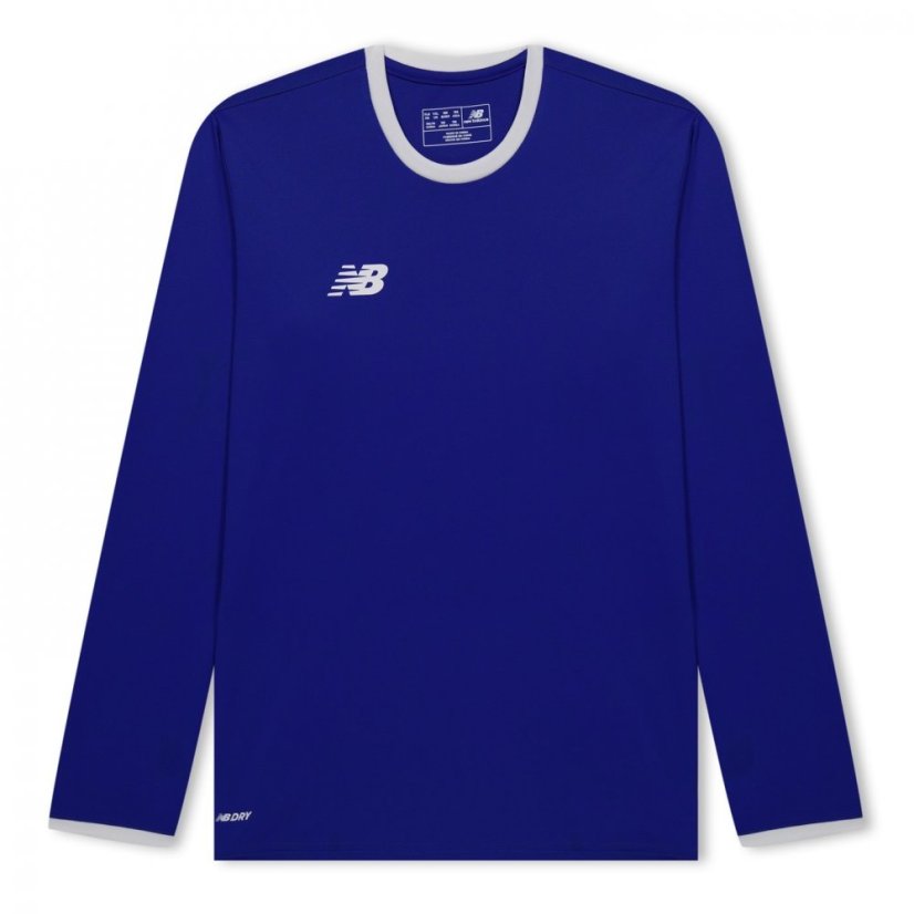 New Balance Unisex Kids' Long Sleeve Performance T-Shirt Team Royal