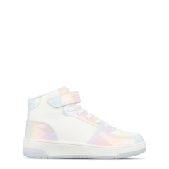 Fabric Glitr Hi Top Ch54 White/Multi
