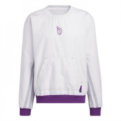 adidas Dame 8 Foundation Crew Sweatshirt Mens Dshgry