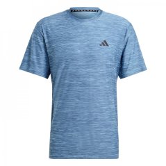 adidas Train Essentials Stretch Training T-Shirt Mens Blue Burst