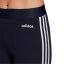 adidas Essentials 3 Stripe Leggings Womens Legend Ink