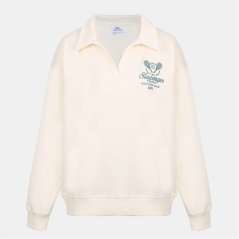 Slazenger Women's Crew Sweatshirt White