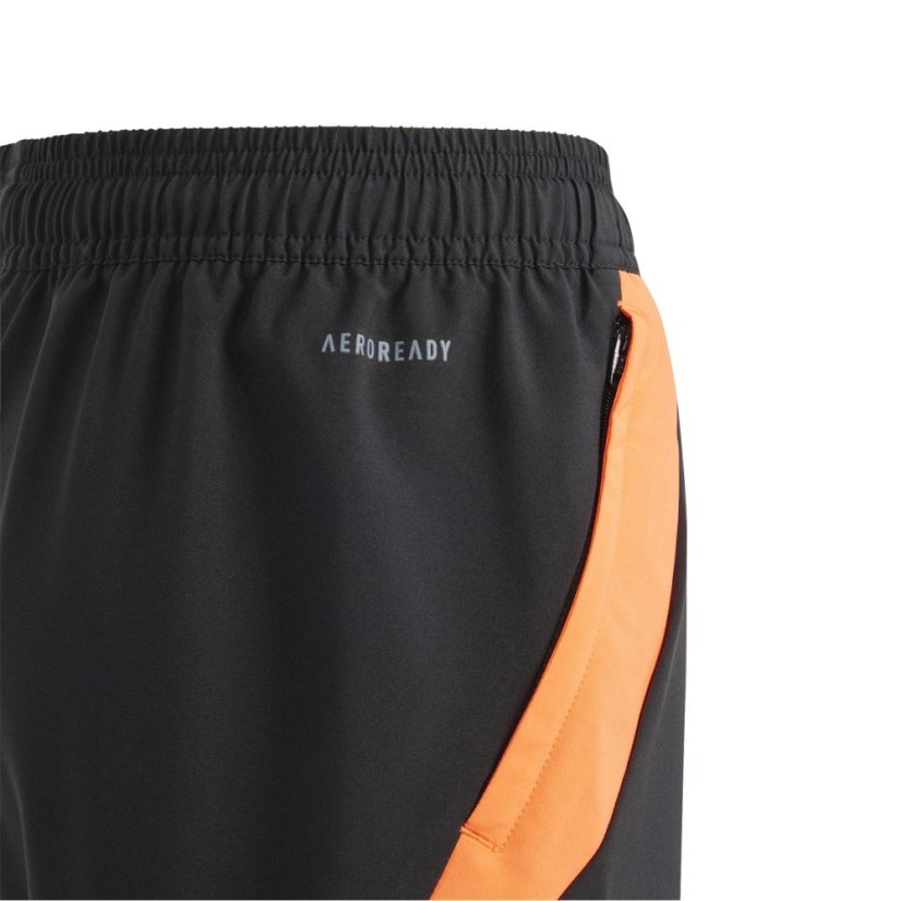 adidas Unisex Kids' Tiro24 Football Shorts Black/Solar Red