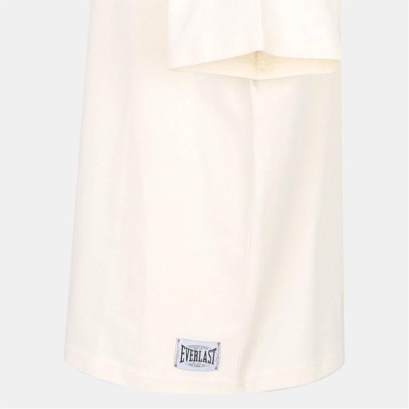 Everlast Men's Cotton Short Sleeve Crew Neck T-Shirt White