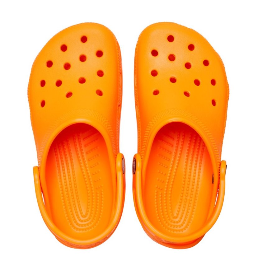 Crocs Kids' Classic Clogs Orange Zing
