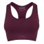 USA Pro UP Seamless Crop Sports Bra Dark Cherry