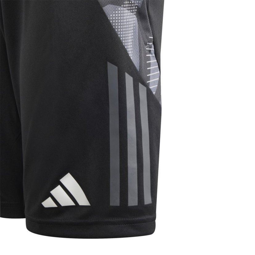 adidas Unisex Kids Tiro24 Football Shorts Black/Dark Grey