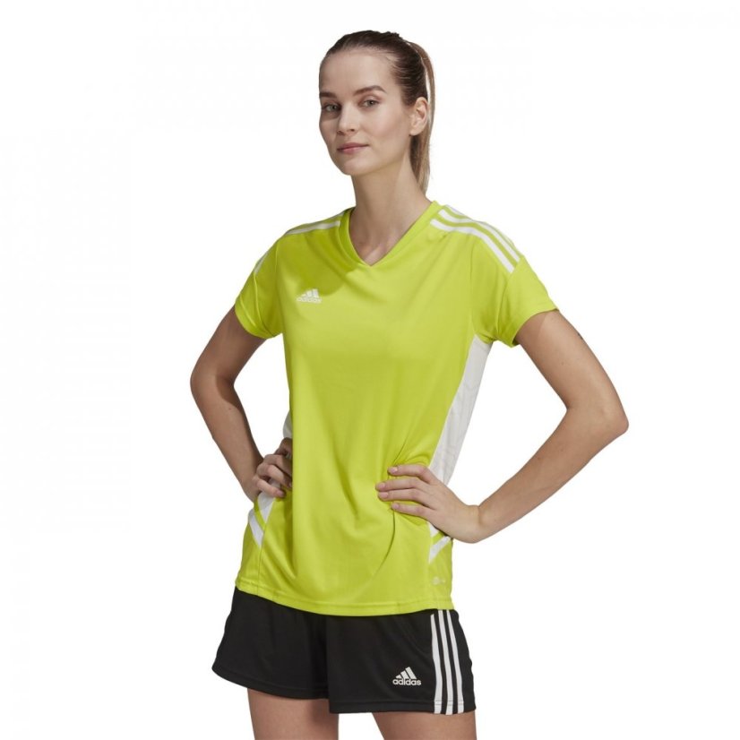 adidas 2022 2023 Condivo Jersey Top Ladies TM Solar Yellow - Veľkosť: 8 (XS)