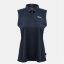 Slazenger Sleeveless dámske polo tričko Navy