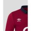 Umbro England Rugby Alternate Classic Long Sleeve Shirt 2024 Womens Red