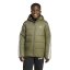adidas Unisex Kids Essentials 3S Hooded Long Sleeve Puffer Jacket Khaki