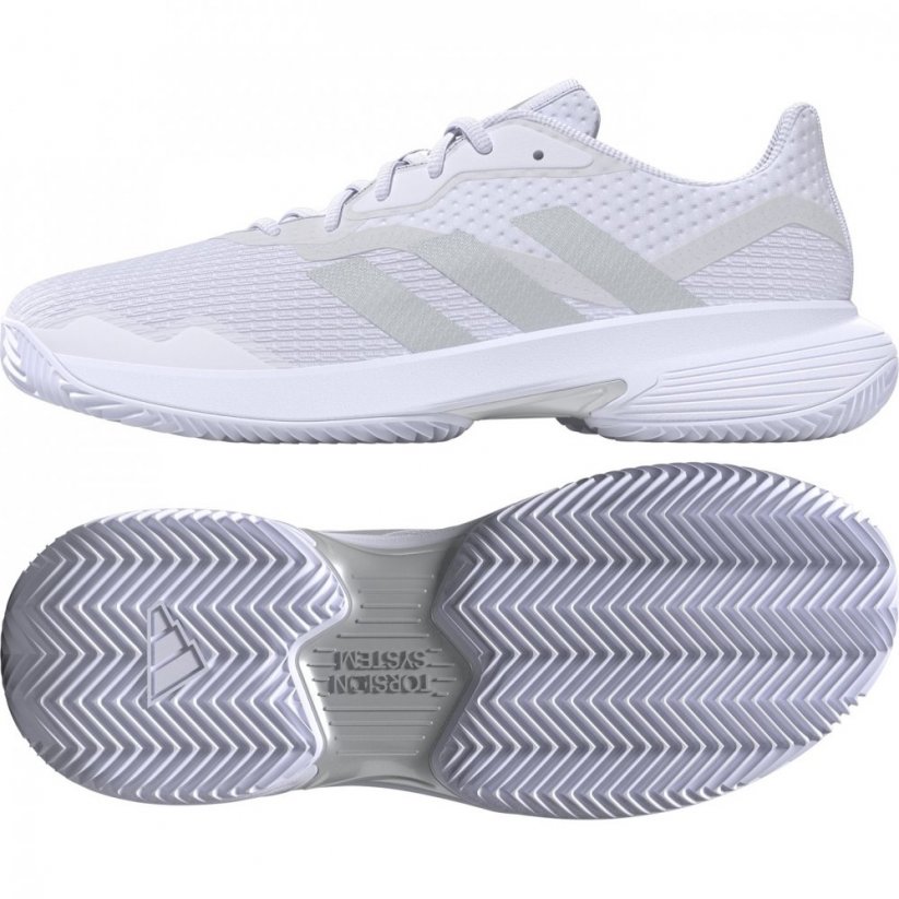 adidas Courtjam Control Clay Tennis Shoes Womens White