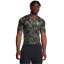 Under Armour HeatGear® Printed Short Sleeve Mens Marine OD Grn