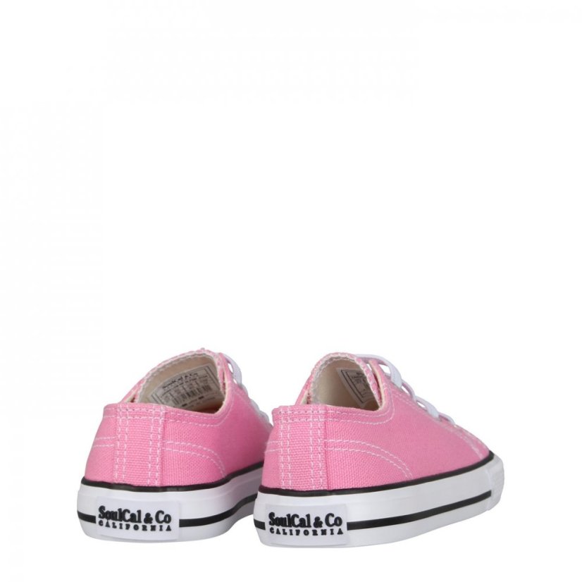 SoulCal Low Canvas Shoes Infants Pink