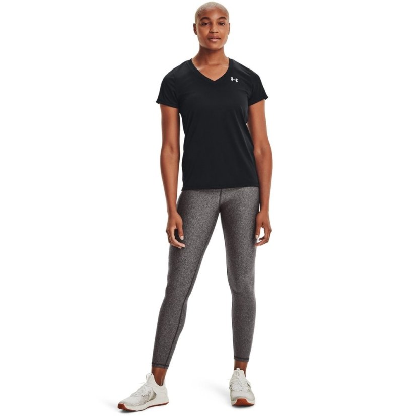 Under Armour Tech™ V-Neck Short Sleeve Womens Black