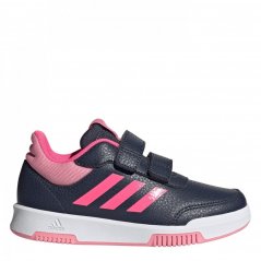 adidas Tensaur Hook and Loop Shoes Girls Navy/Pink
