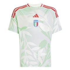 adidas Italy Away Shirt 2025 Juniors Glory Mint