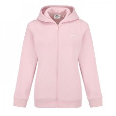 Slazenger Fitted Full Zip dámska mikina Baby Pink