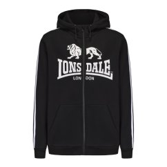 Lonsdale Zip pánská mikina Black