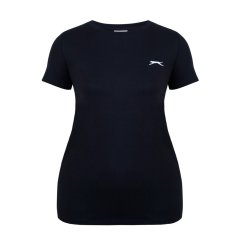 Slazenger Crew Neck Tee Womens Black
