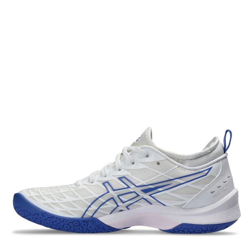 Asics Blast FF 3 Netball Shoes White/Sapphre