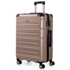 Pierre Cardin Lyon Hard Shell Suitcase Travel luggage Champagne