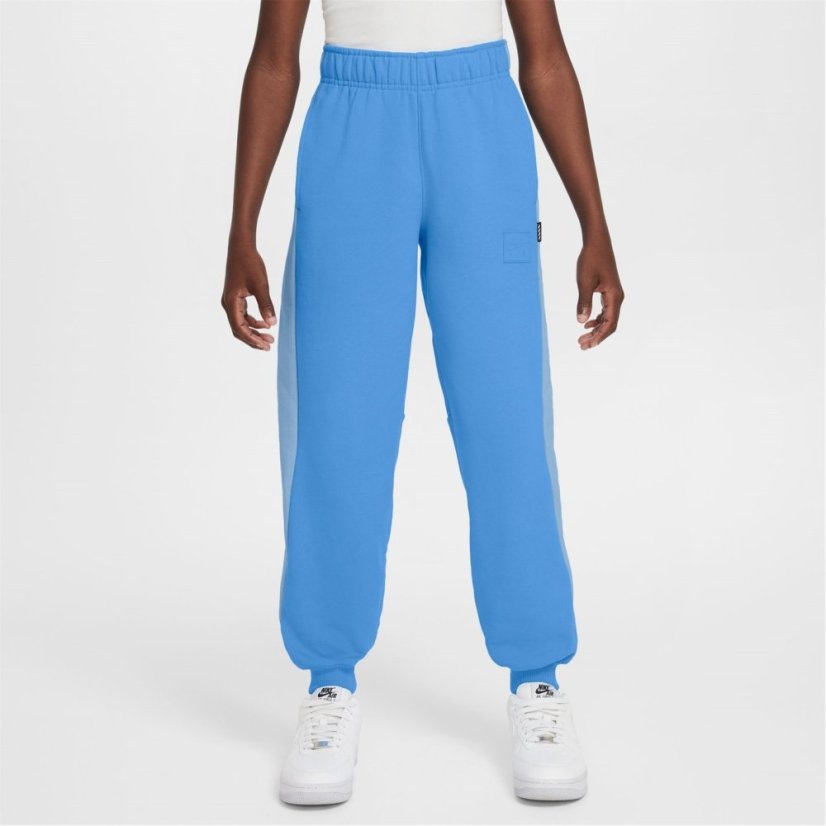 Nike Unisex Kids' Closed Hem Fleece Joggers University Blue