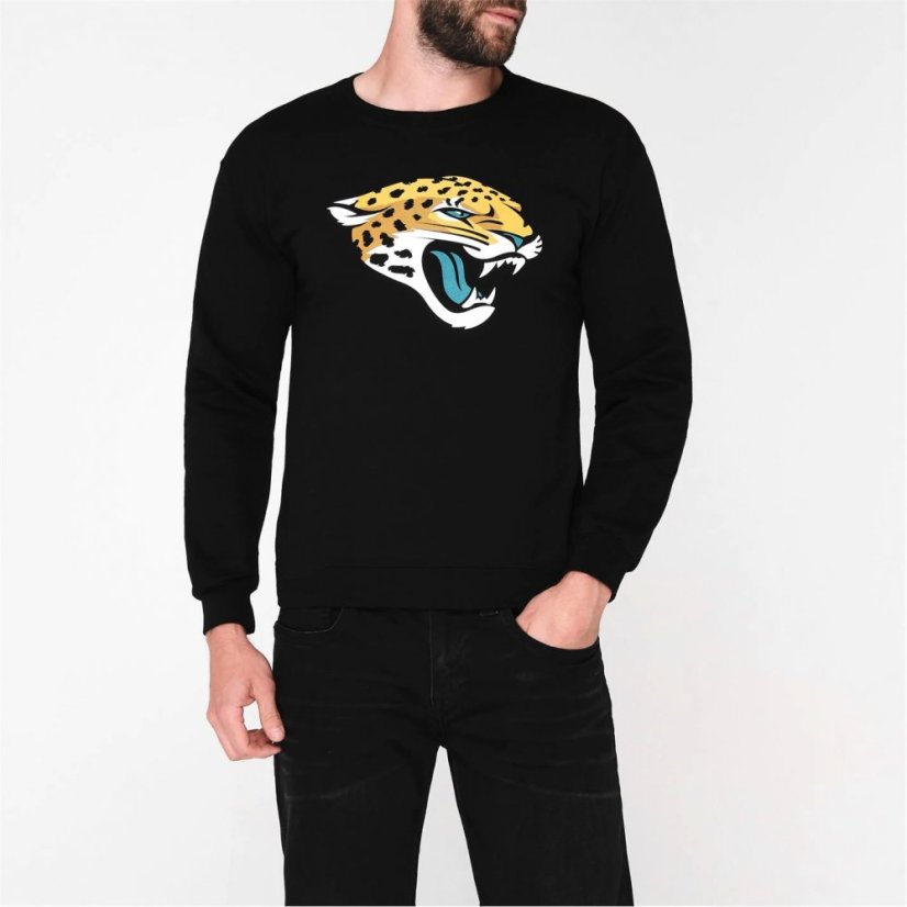 NFL Logo Crew Sweatshirt Mens Jaguars