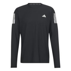 adidas Own The Run Long-Sleeve Top Mens Black
