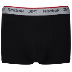 Reebok 3 Pack Boxer Short Mens Black
