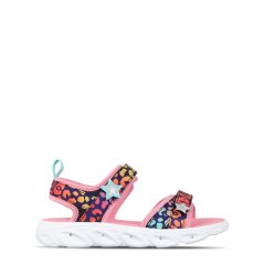 Slazenger Light Up Sole Sandals Juniors Leopard