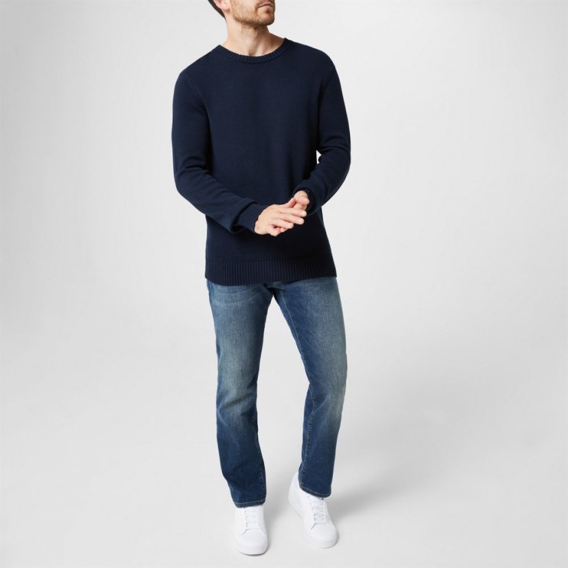 Firetrap Galaxade Knit Jumper Mens Navy