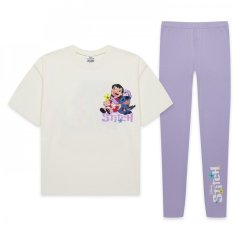 Character Lilo and Stitch Back Print T-Shirt and Legging Set Lilo & Stitch