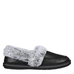 Skechers Women's Cozy CampF Full Fit Slippers Black