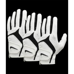 Nike Dura Feel X Golf Glove (3 Pack) White/Black