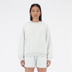 New Balance French Terry Crewneck Top Grey Marl