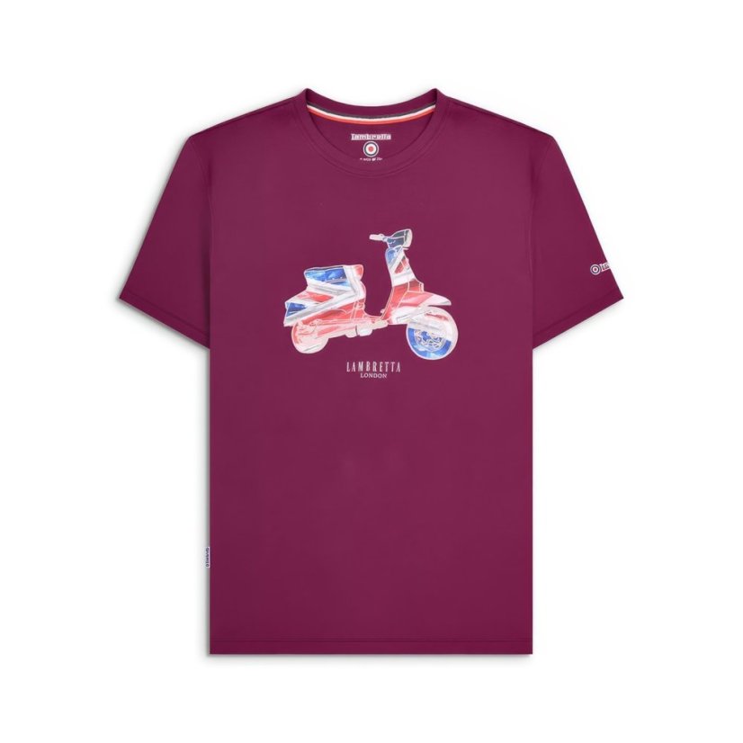 Lambretta Flag Tee Grape