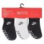 Nike Grippy Sock 3pk Baby Black/White